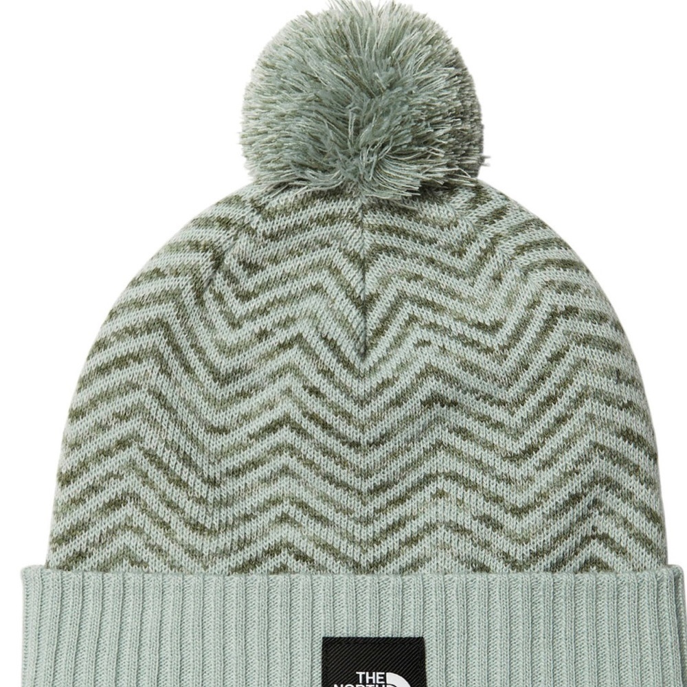 The North Face Kids Chevron Knit Beanie - Light Green